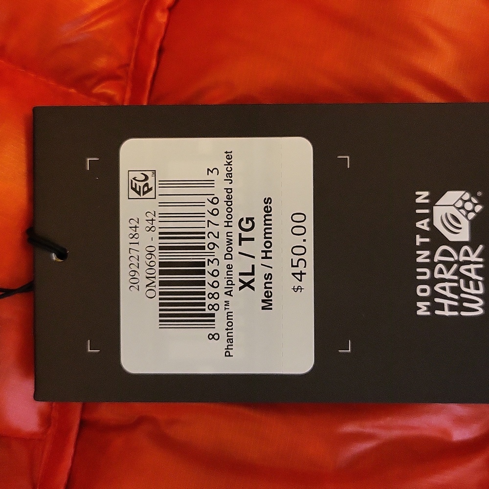 Mountain Hardware Phantom Alpine Hoody Mens Xl - Picture 14 of 14